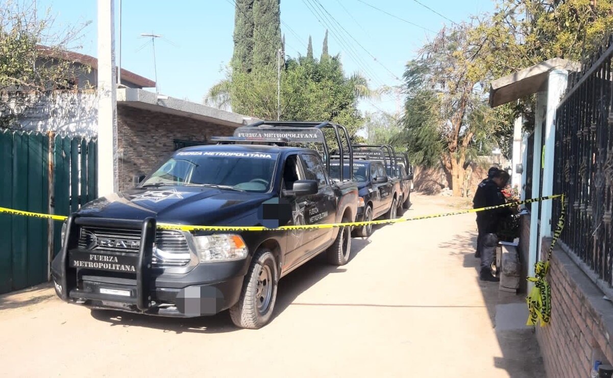 En el intercambio de disparos también resultó dañada una vivienda, donde se observaron orificios causados por los proyectiles. Foto: Especial