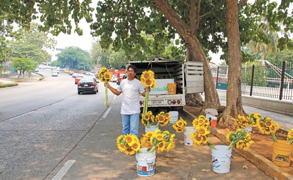 Exchofer de AMLO ahora vende flores y espera justicia de la 4T