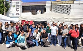 Trabajadores del IMSS mantienen plantón en San Luis Potosí; exigen cambios al sindicato