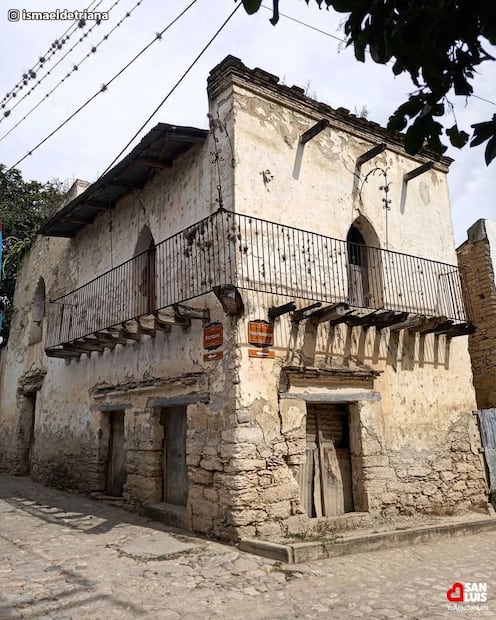 Construcciones de la época colonial en Alaquines, SLP. Foto: FB@Yo Amo San Luis
