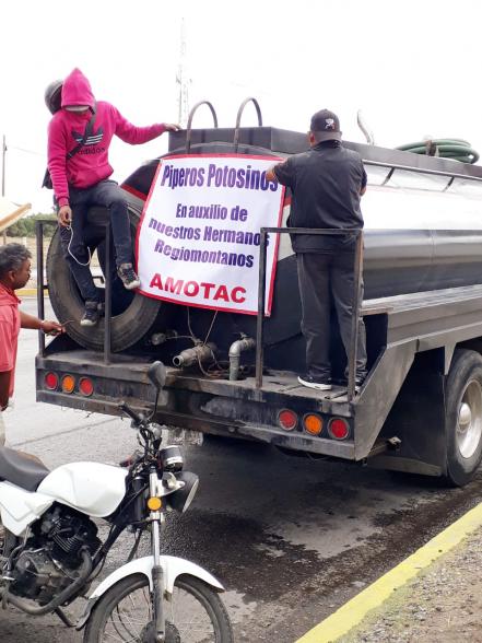 Piperos potosinos se solidarizan con regios, repartirán agua de forma gratuita en colonias de Monterrey