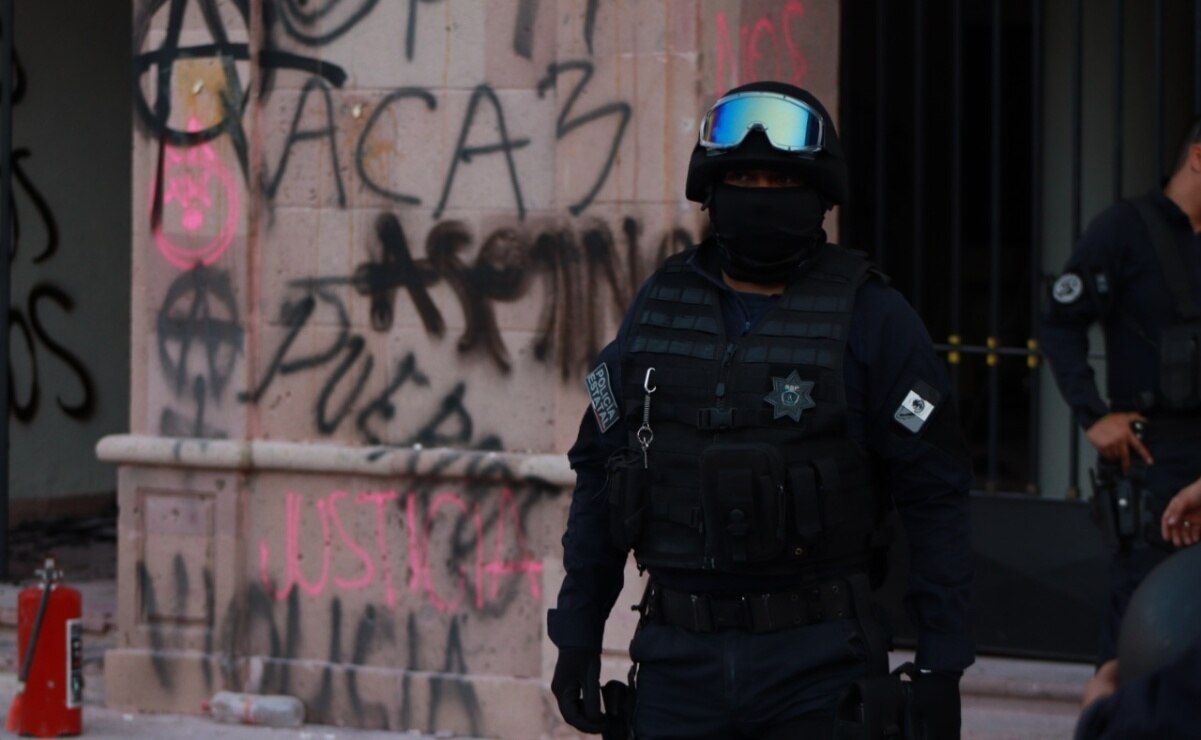 Indagatorias por disturbios en Centro Histórico de SLP van muy adelantadas: fiscal