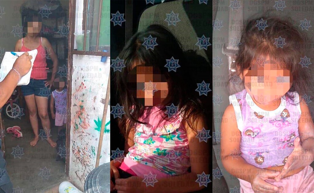 Rescatan a dos niñas víctimas de maltrato infantil