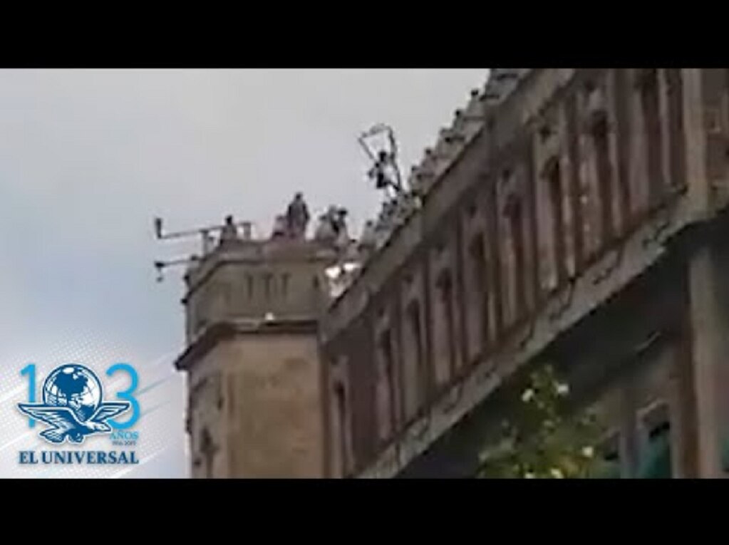 Así captaron en video el momento de la caída del paracaidista en el desfile militar