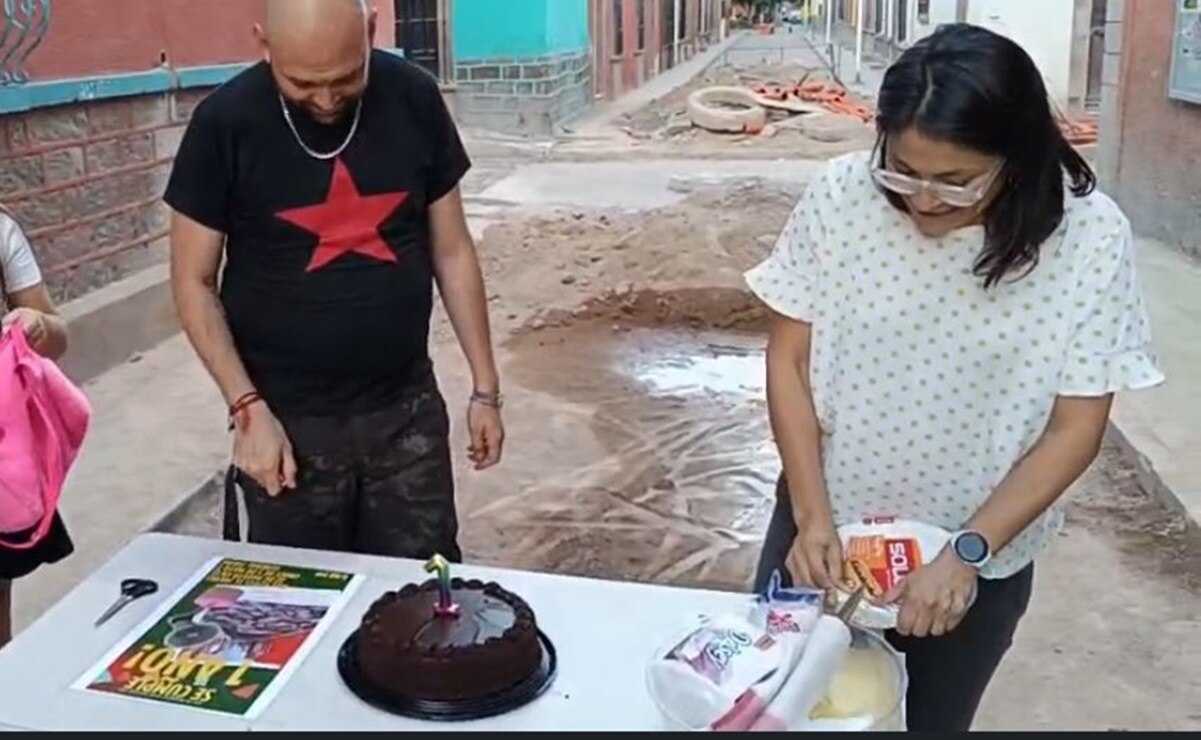Vecinos lamentan que ya se cumplió un año del inicio de las obras y no tienen fecha para concluir. Fotos: Capturas de video