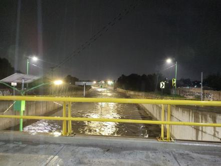 Bulevar Río Santiago permanece cerrado este jueves por las lluvias, informa Policía Vial de Soledad