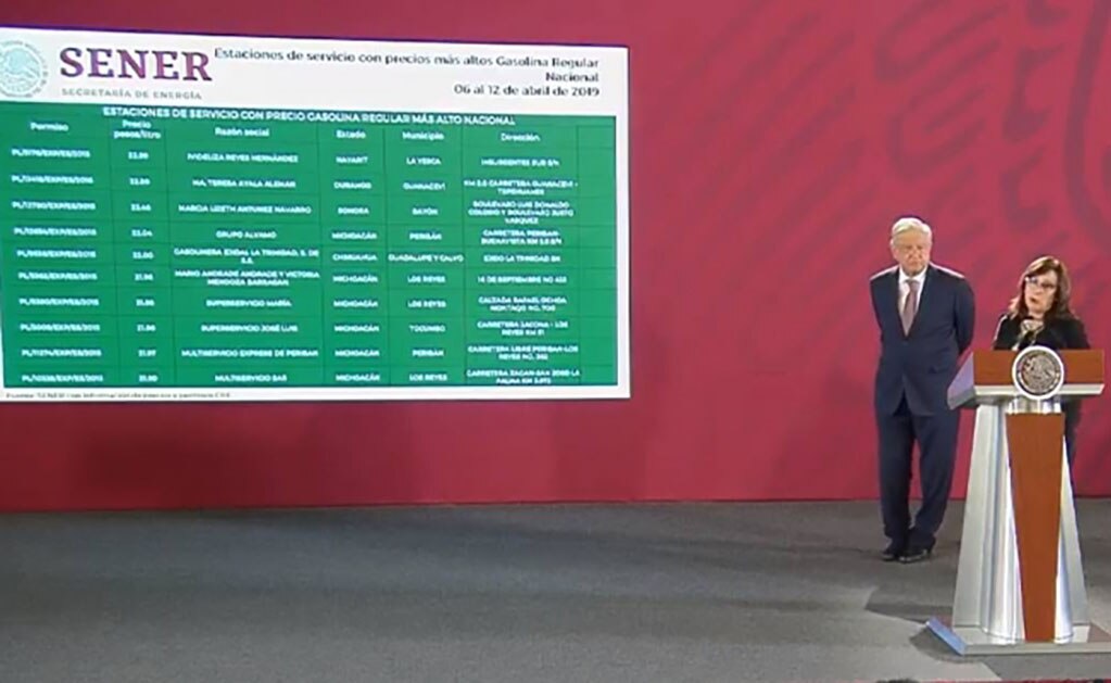 López Obrador revela que Shell vende las gasolinas más caras