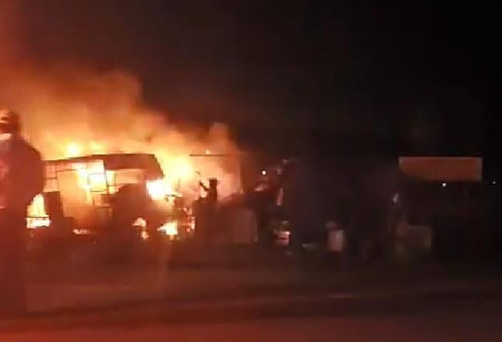 Siniestro en caravana de “sanjuaneros”, una mujer resultó lesionada 