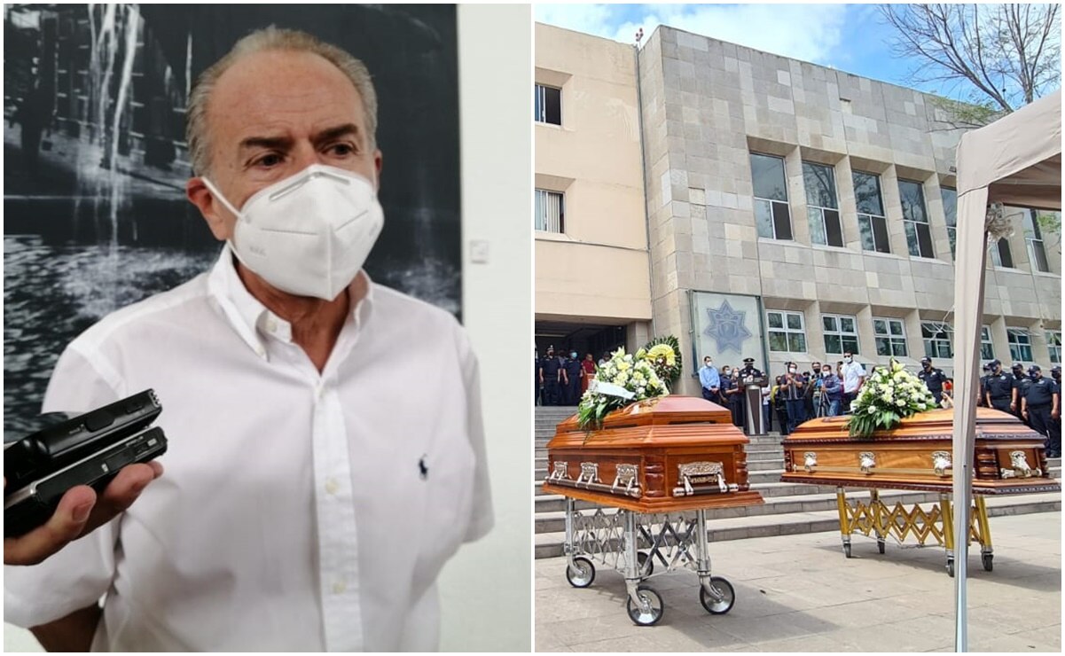 Gobernador de SLP envía sus condolencias a familias de policías estatales muertos