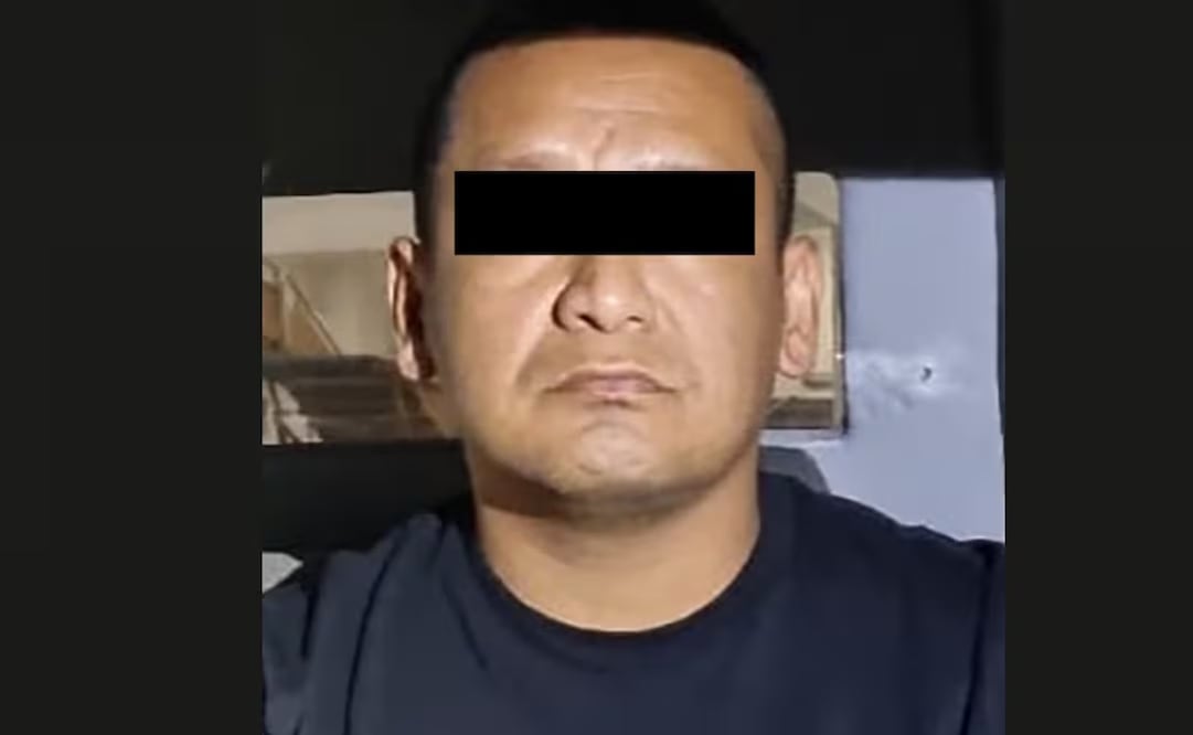 Iván Cazarín, alias "El Tanque", presunto operador regional del CJNG, detenido en Jalisco. Foto: Especial
