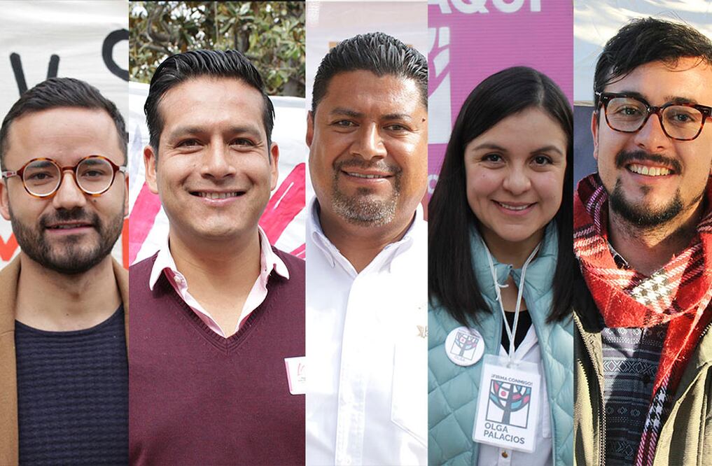 Los cinco aspirantes que iniciaron la recolección de firmas