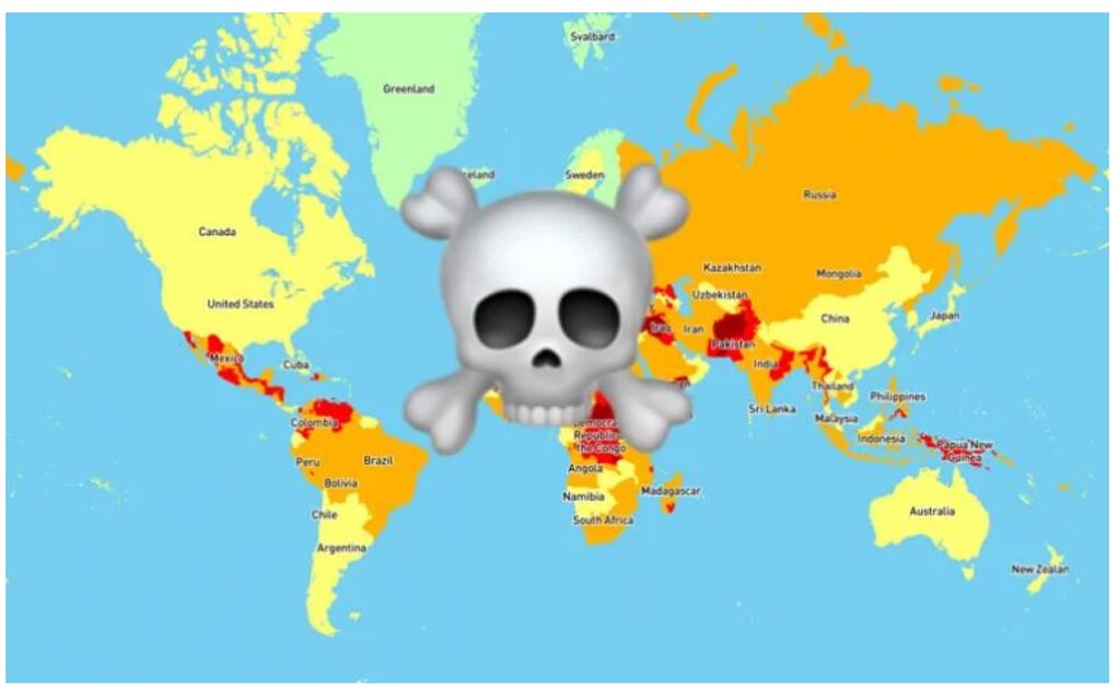 Estos son los países más peligrosos para los turistas