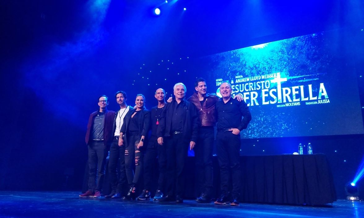Guillermo Wiechers, Leonardo de Lozanne, María José, Erik Rubín, Enrique Guzmán, Yahir y Alejandro Gou son parte del elenco de "Jesucristo Súperestrella". Foto: Sughey Baños