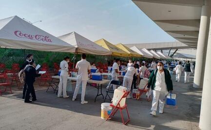 Registran menor afluencia de adultos mayores para la segunda dosis de la vacuna contra Covid en SLP