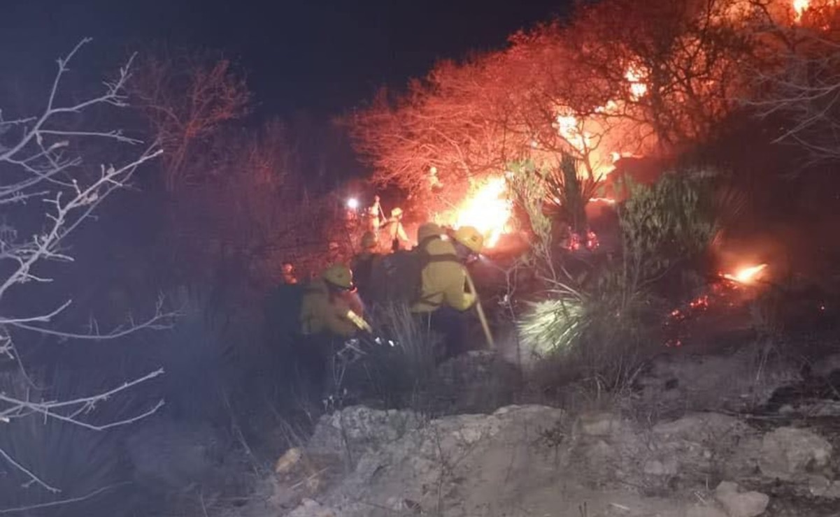 Se afectaron 80 hectáreas de la Sierra de San Miguelito por incendio forestal; sigue el fuego en 3 municipios de SLP