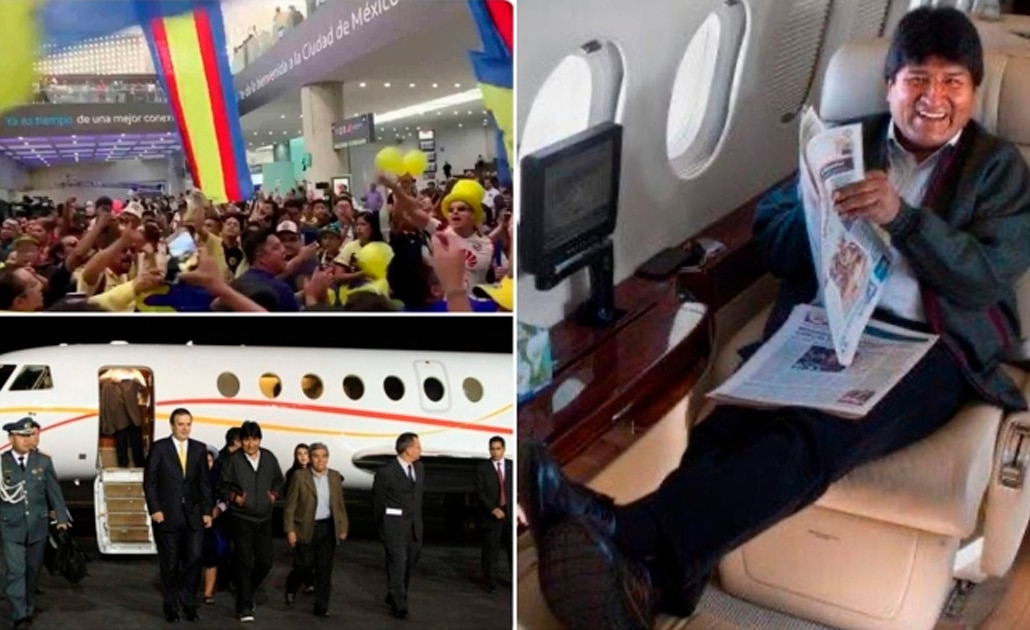 Las 3 fake news de la llegada de Evo Morales a México