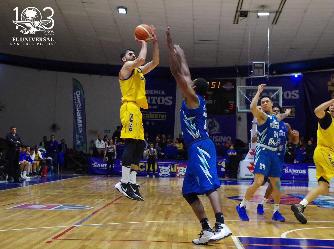 CB Santos apagó a los Huracanes