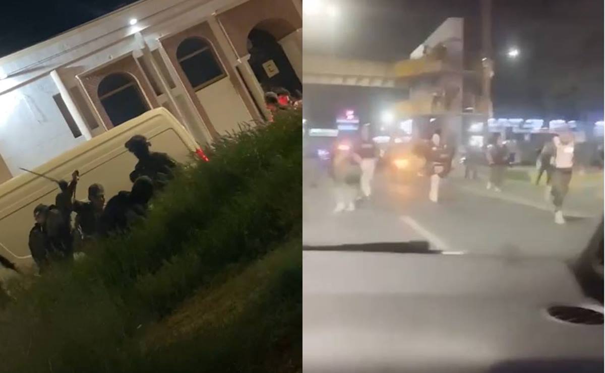 VIDEO. Elementos de la Guardia Civil dan golpiza a taxistas en SLP; ya los investigan