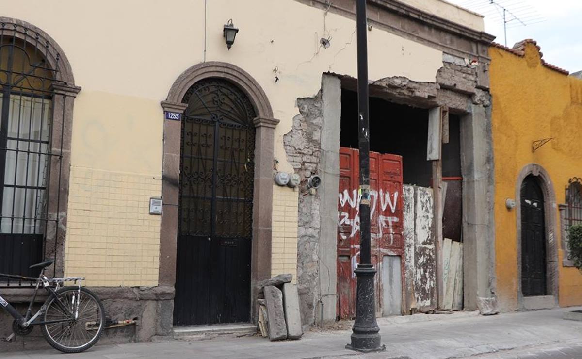 Incrementa el número de fincas en riesgo de colapso en el Centro Histórico de SLP