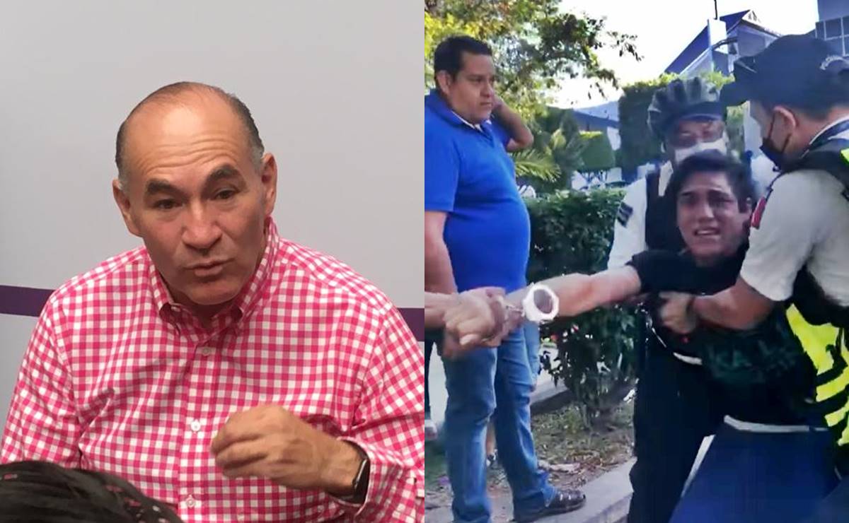"No hubo exceso de fuerza": Galindo tras video de supuesto abuso de policías contra patinadores en SLP