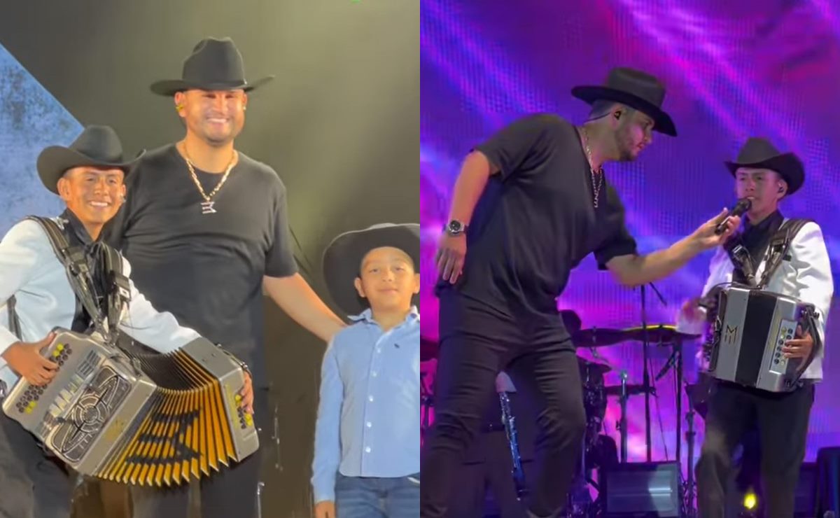 VIDEO. Edén Muñoz cumple el sueño de dos potosinos durante su concierto en la Fenapo 2022