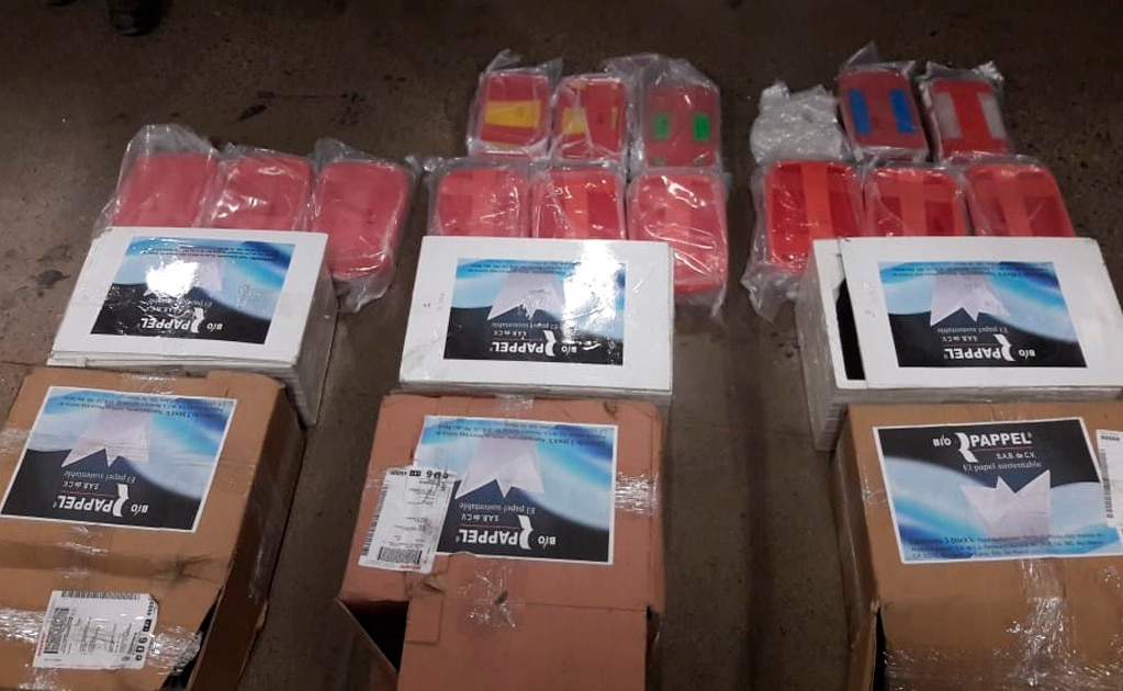 Encuentran 16 kilos de cristal en aeropuerto