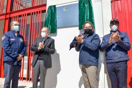 Inauguran estación de bomberos en la Zona Industrial de SLP