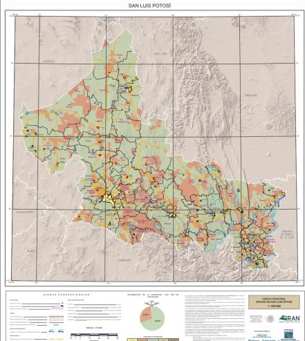 La mayoría de SLP es territorio ejidal o comunal: INEGI