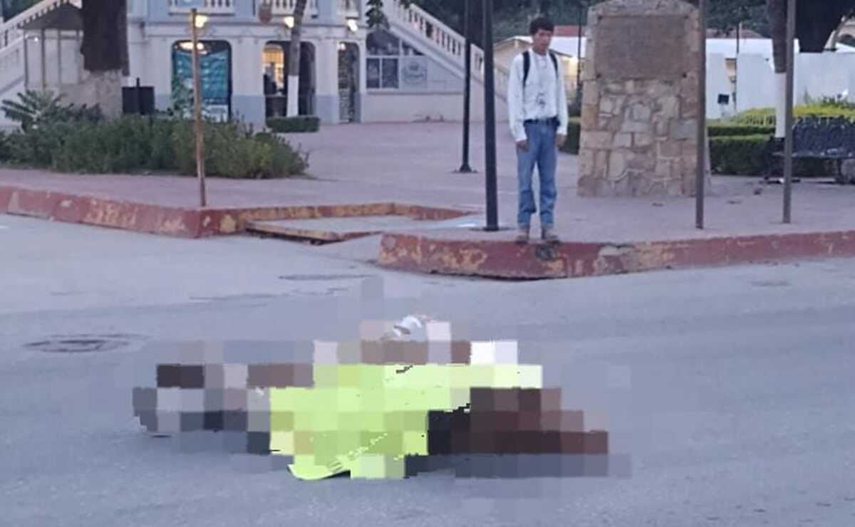 Localizan dos cuerpos frente a la presidencia municipal de Tamuín, SLP