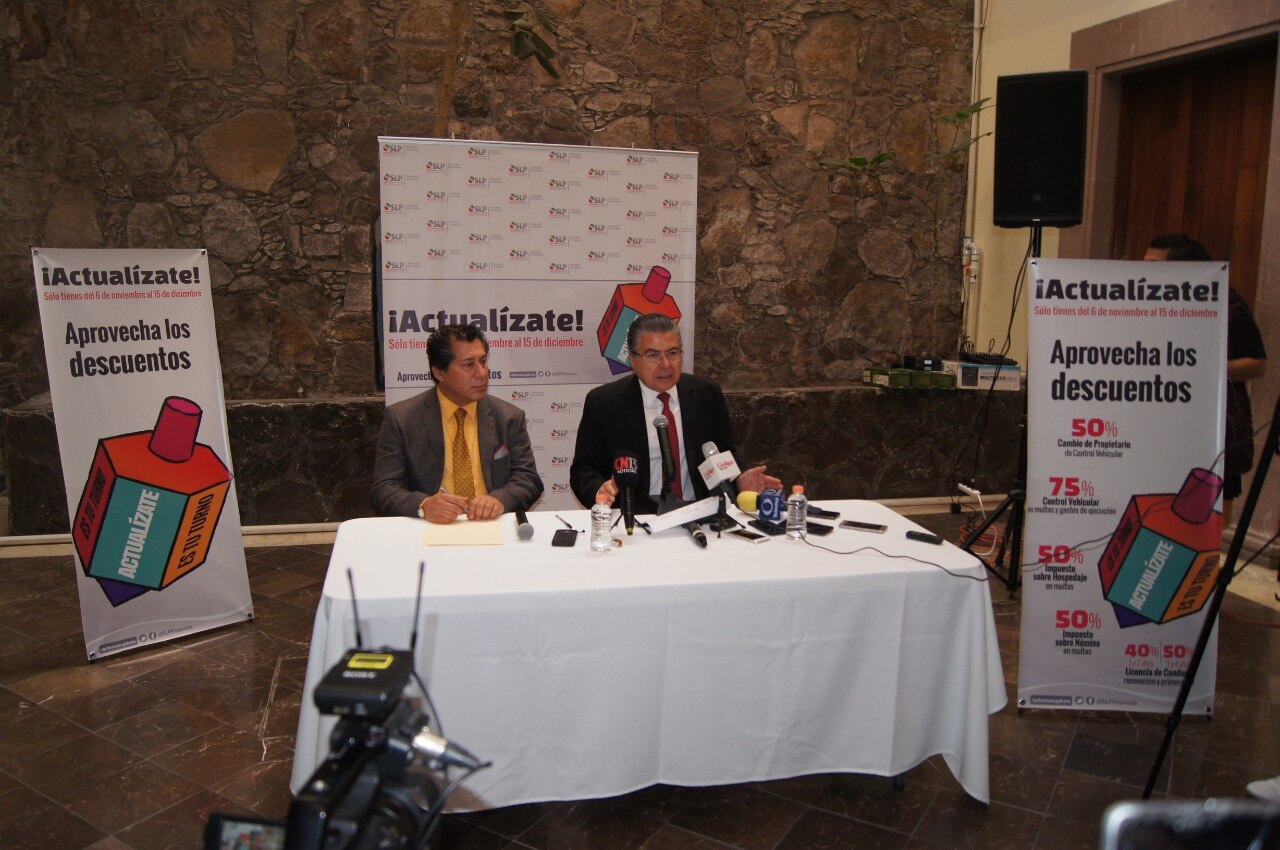 Finanzas ha recaudado más de 40 mdp por el programa “Actualízate”