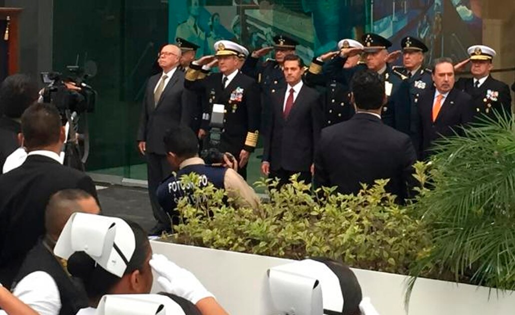 Peña Nieto inauguró la última obra de su sexenio, el Centro Médico Naval