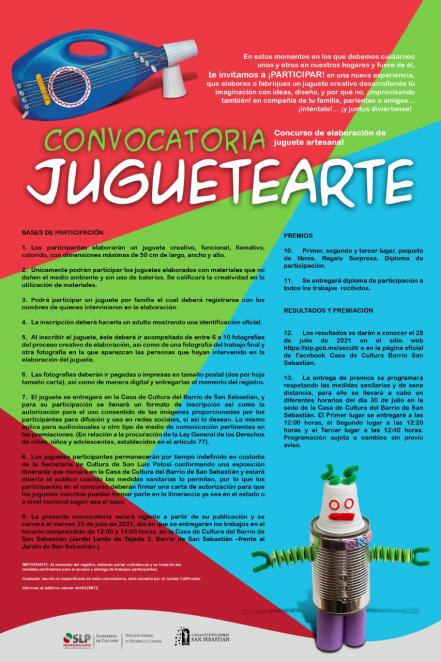 Presentan convocatoria para concurso de elaboración de juguete creativo en SLP