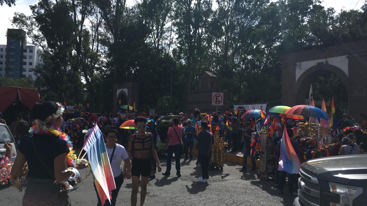 Realizan 8va marcha por el orgullo en San Luis Potosí