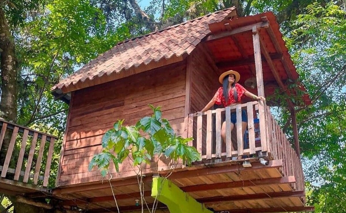 Villa Ecoturística La Huerta, en Xilitla. Foto: Especial