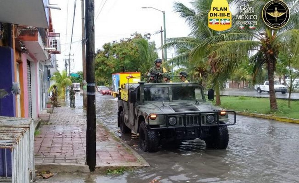Sedena aplica Plan-DN-III-E en Q.Roo por huracán “Michael”