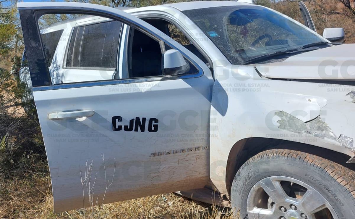 Ubicación de vehículos de CJNG fue gracias a operativo, confirma Secretaría de Seguridad de SLP