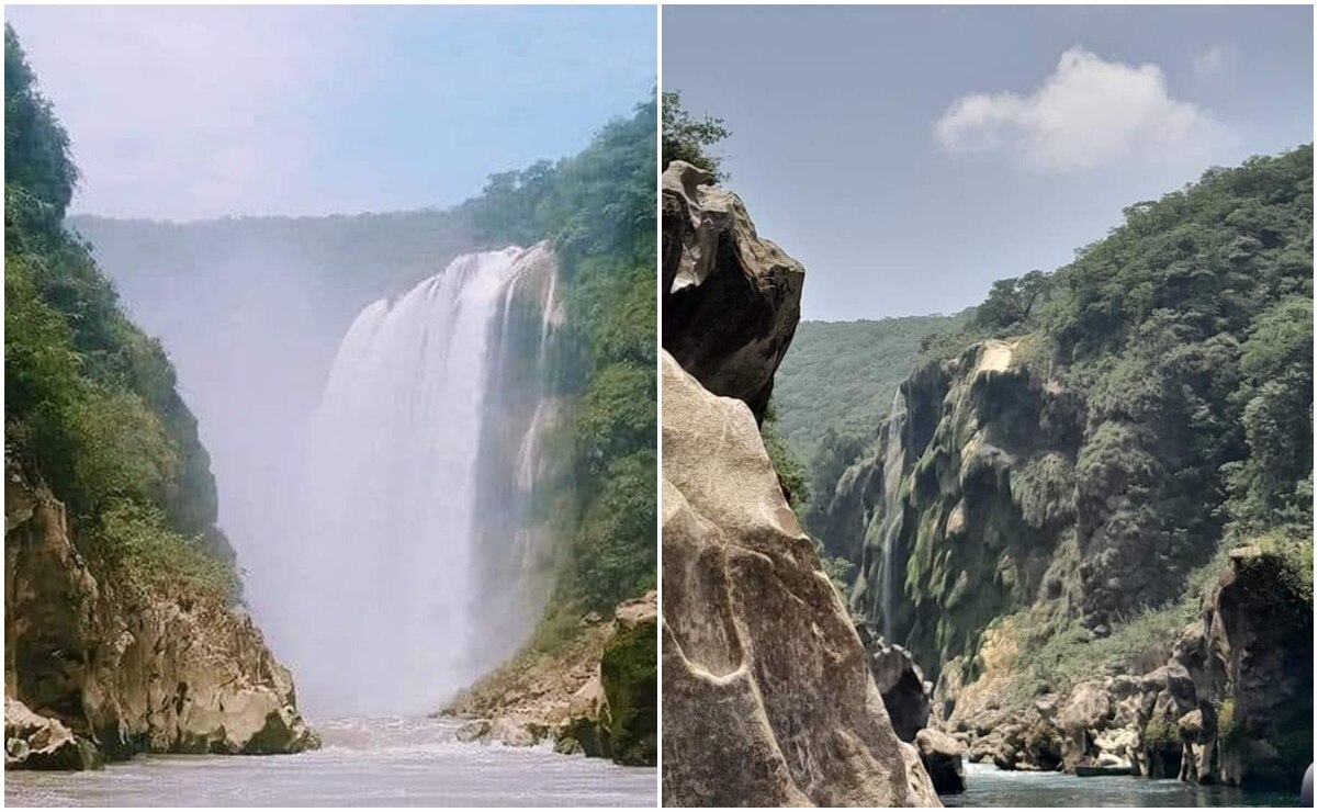 Tormenta tropical Alberto regresa la majestuosidad a la cascada de Tamul en la Huasteca potosina 