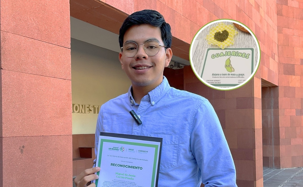 Joven potosino crea botana saludable a base de “guajes”