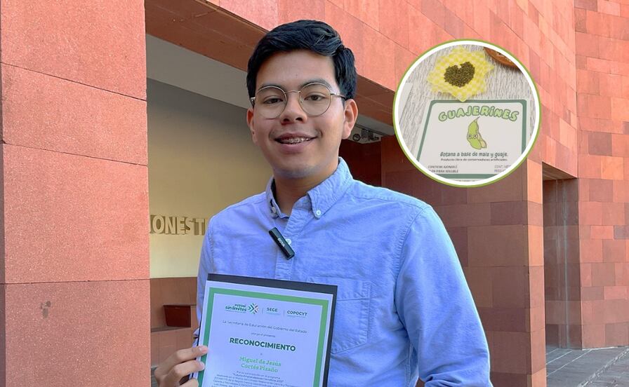 Joven potosino crea botana saludable a base de “guajes”