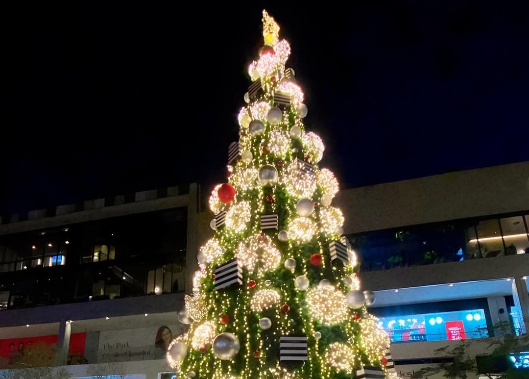 Magia navideña en Plaza The Park: nieve artificial y visita de Santa Claus