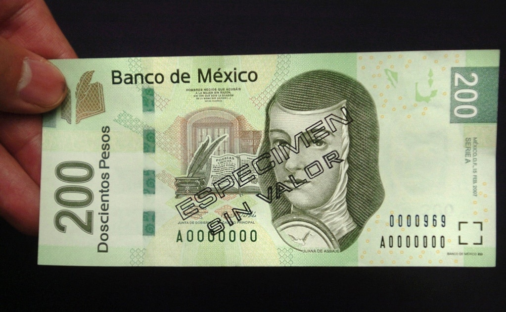 Emitirá Banxico nuevo billete de 200 pesos en septiembre