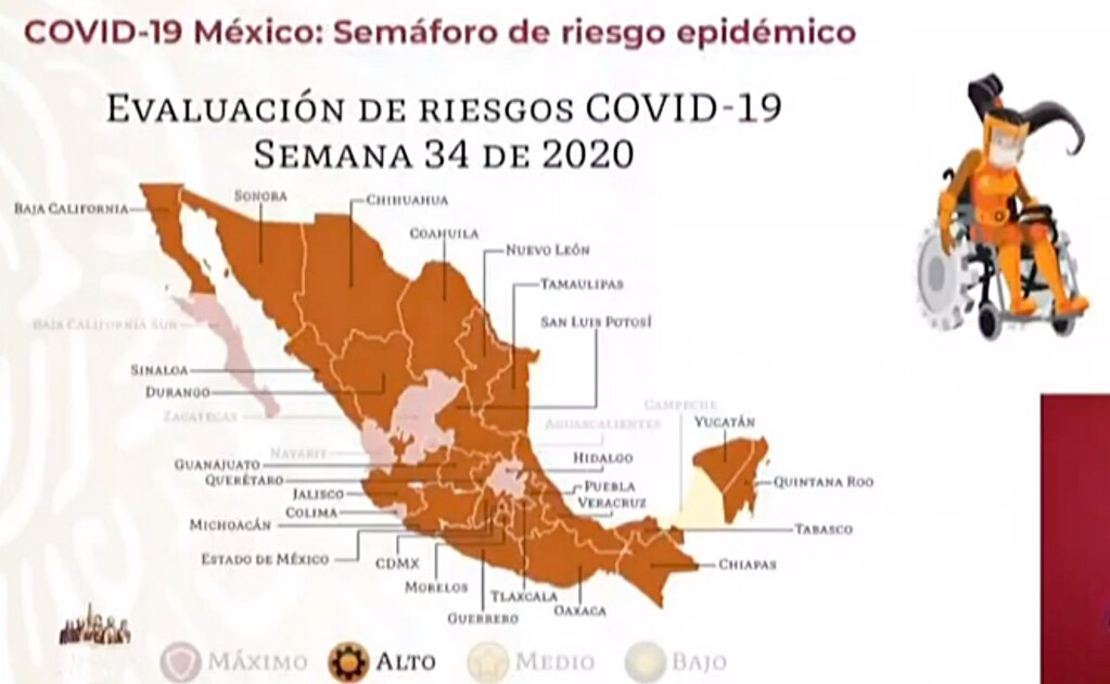 San Luis Potosí avanza a semáforo naranja, anuncia Ssa
