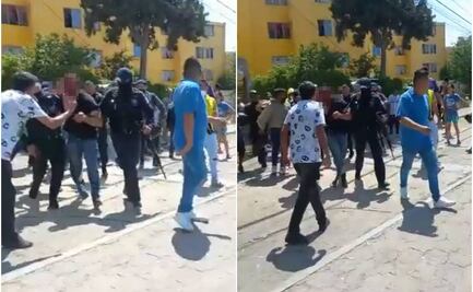 Policía de Soledad atiende riña en colonia Pavón; se habla de intento de linchamiento 