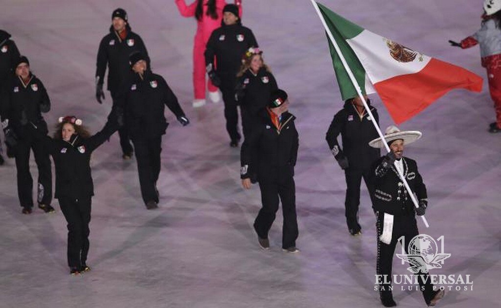 AP. Delegación mexicana en Pyeongchang