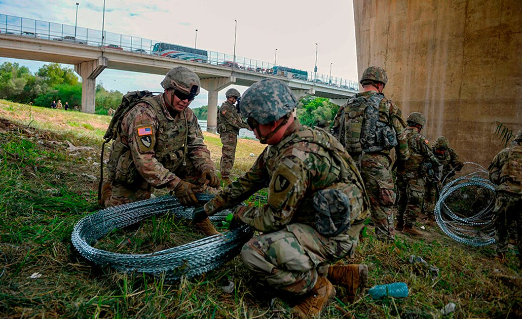 Despliegue militar de Trump en la frontera con México podría costar 200 mdd