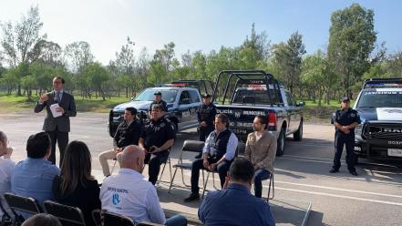 Siete patrullas de DGSPM operan la seguridad de la zona industrial