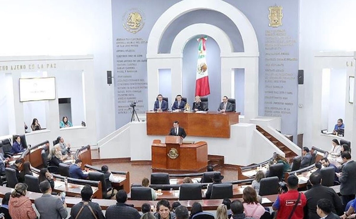 Congreso de SLP aprueba reforma de Supremacía Constitucional. Foto: Especial