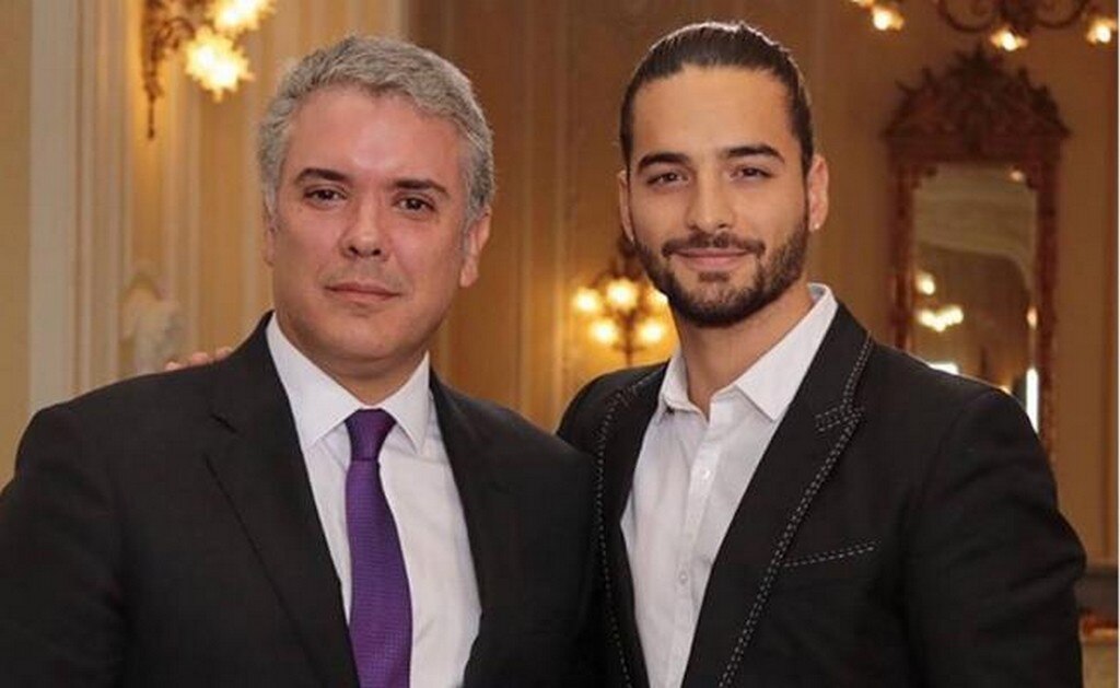 Maluma se reúne con el presidente de Colombia