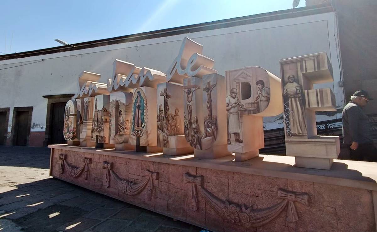 Vandalizan letras monumentales del Barrio de San Juan de Guadalupe en SLP