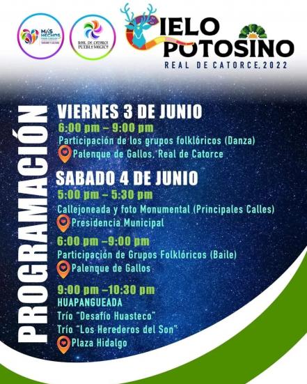 "Cielo Potosino". Llega a Real de Catorce el primer festival de danza folklórica de 7 regiones de México